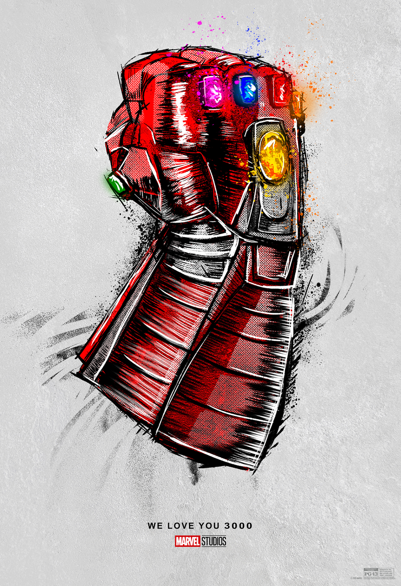 A thank you poster, from Marvel to all of us.
